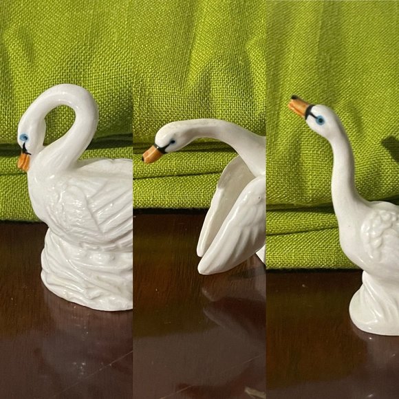 vintage bone china swan figures Taiwan (3) - Picture 3 of 7